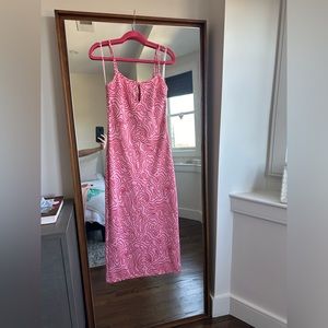 Zara Pink Midi Dress